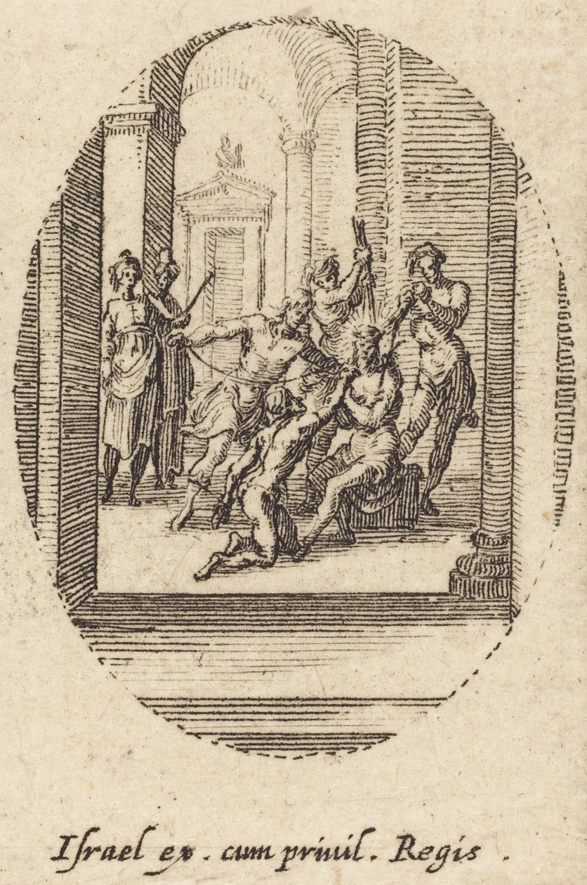 Flageleringen, ca. 1631. av Jacques Callot