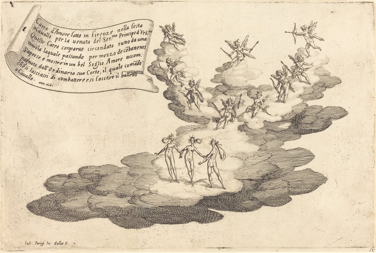 Kjærlighetens flyte av Jacques Callot
