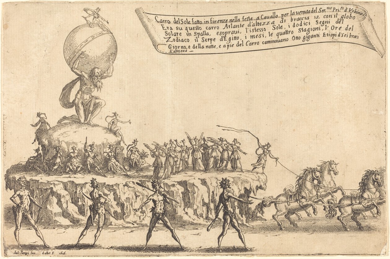 Solens flyte av Jacques Callot