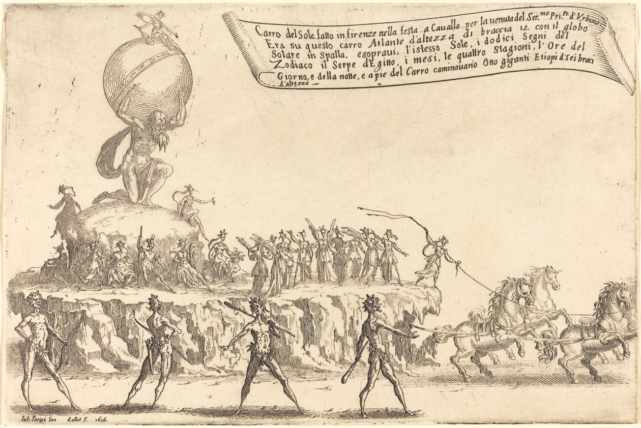 Solens flyte av Jacques Callot