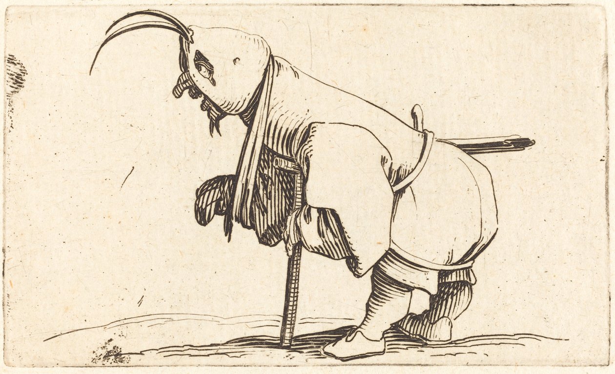 The Hooded Cripple av Jacques Callot