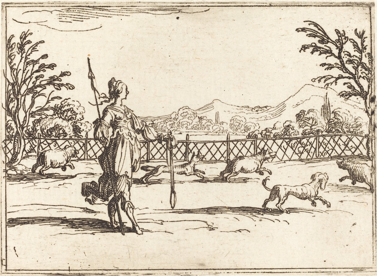Jegerinnen av Jacques Callot