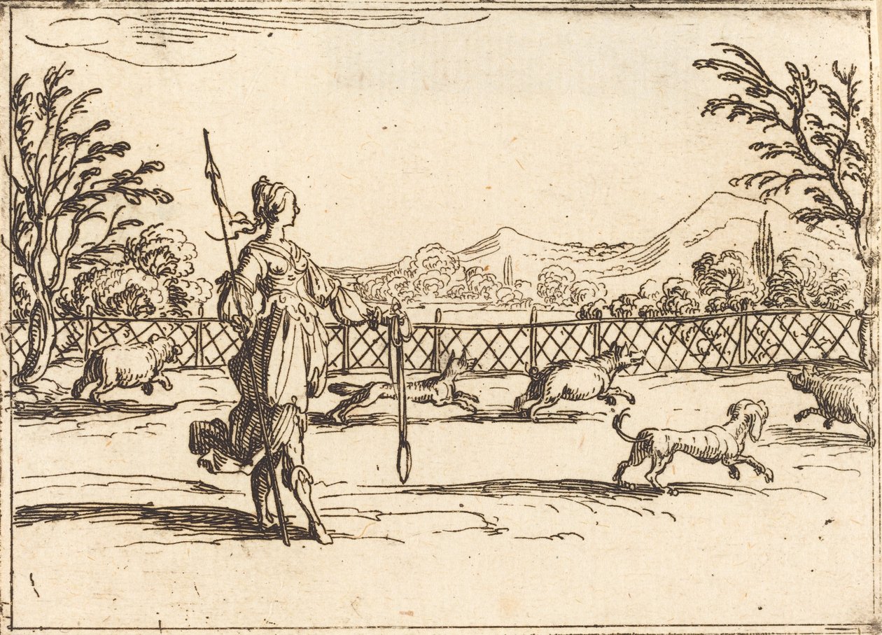 Jegerinnen av Jacques Callot