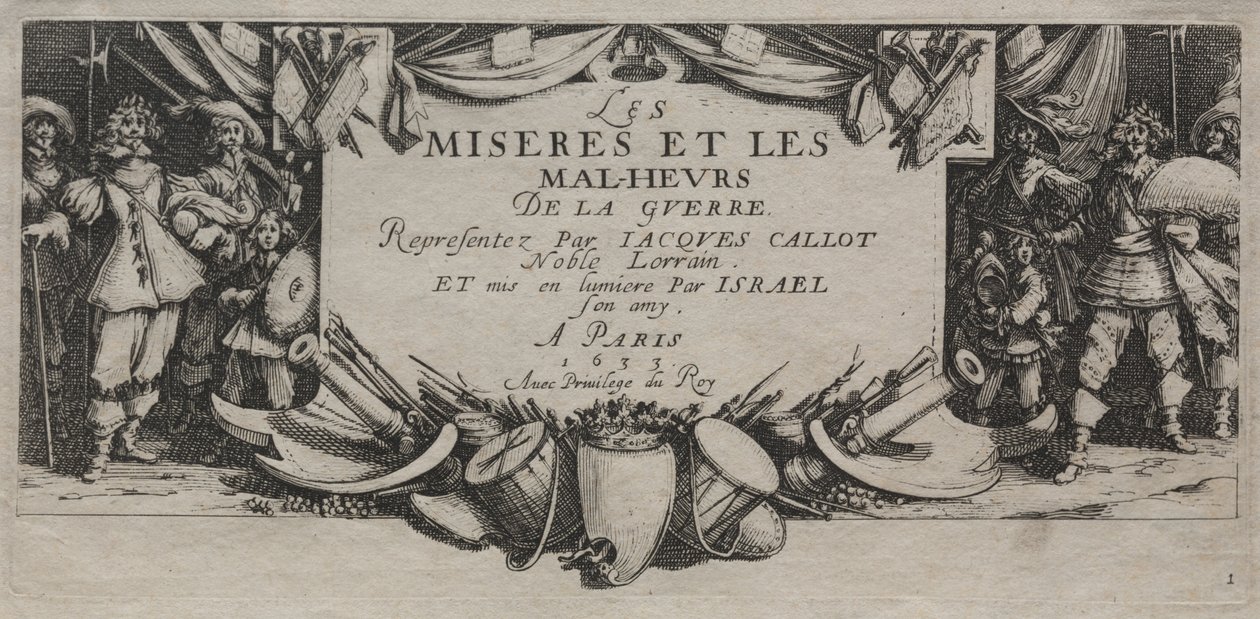 Krigens store elendighet av Jacques Callot