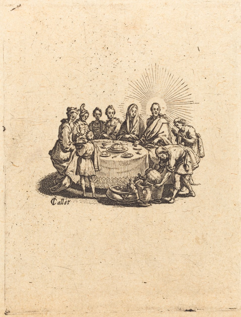 Ekteskapet i Kana av Jacques Callot