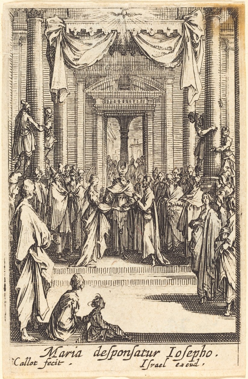 Jomfruens ekteskap av Jacques Callot