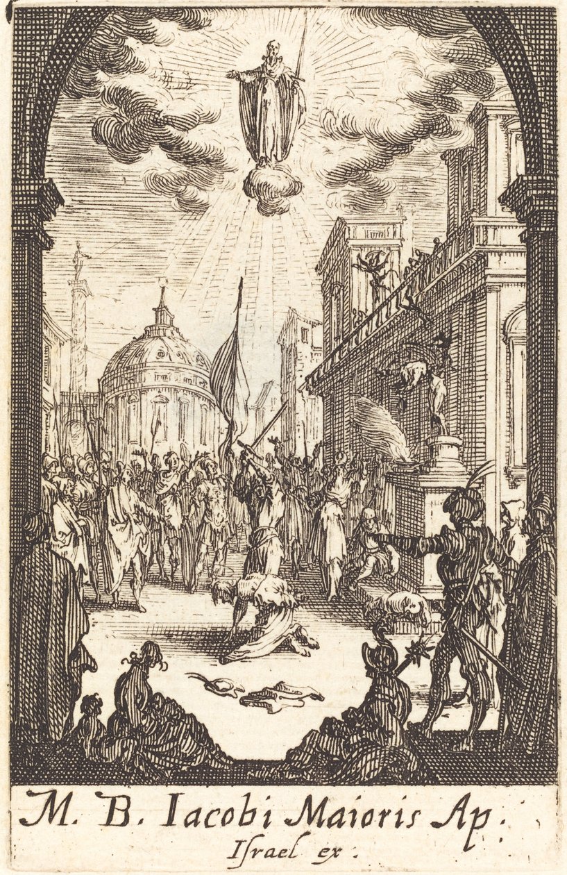 The Martyrium of Saint James Major av Jacques Callot