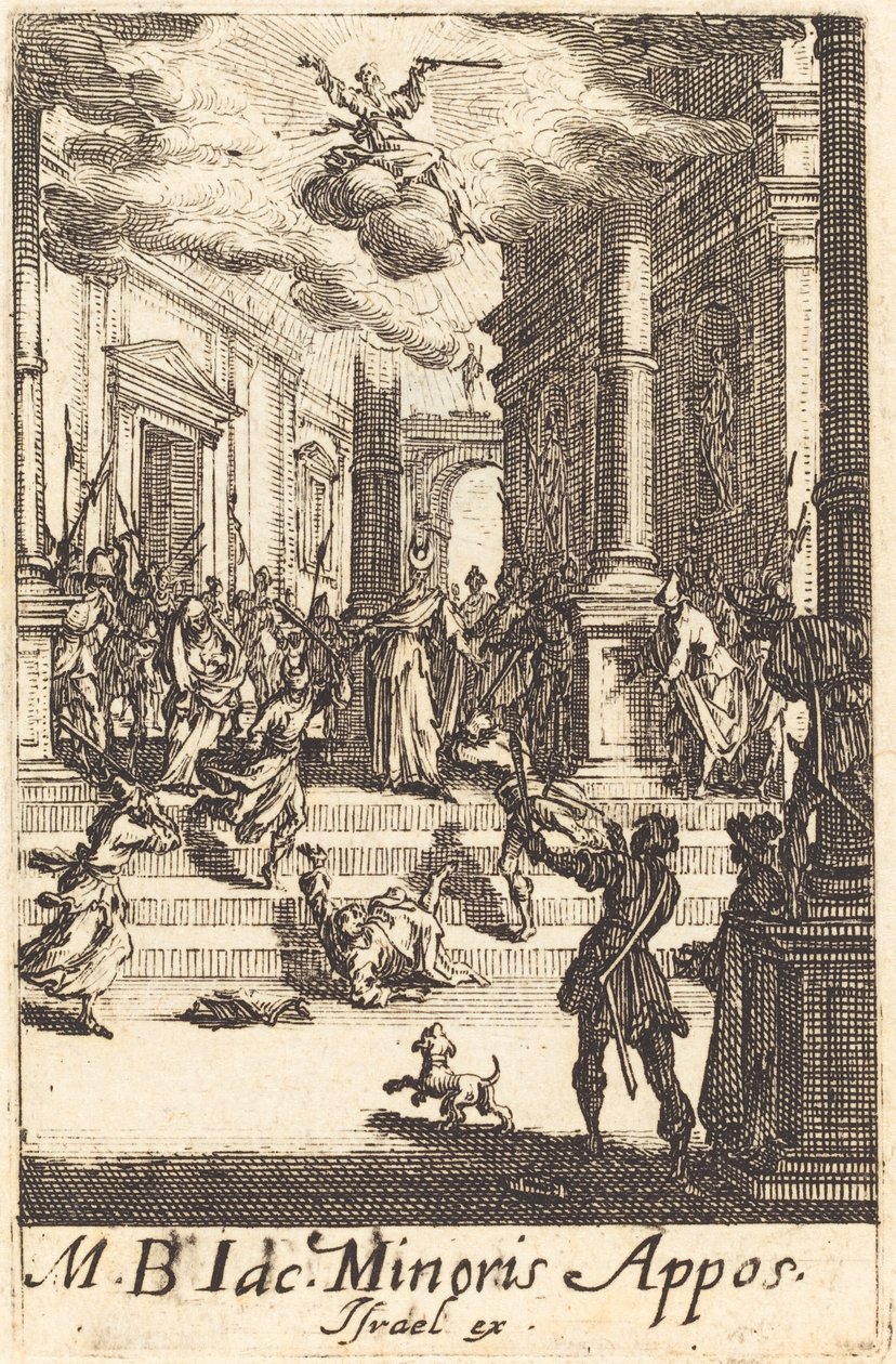 The Martyrium of Saint James Minor av Jacques Callot