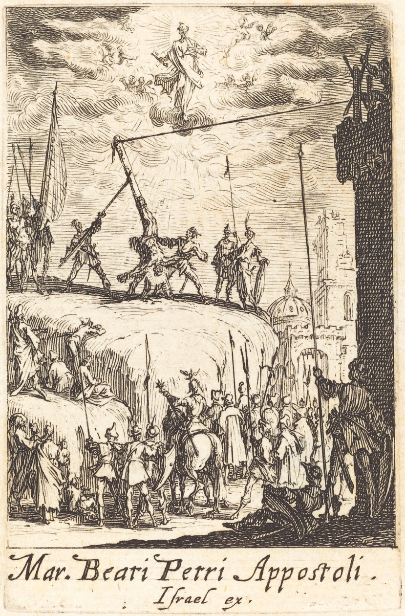 Sankt Peters martyrium av Jacques Callot