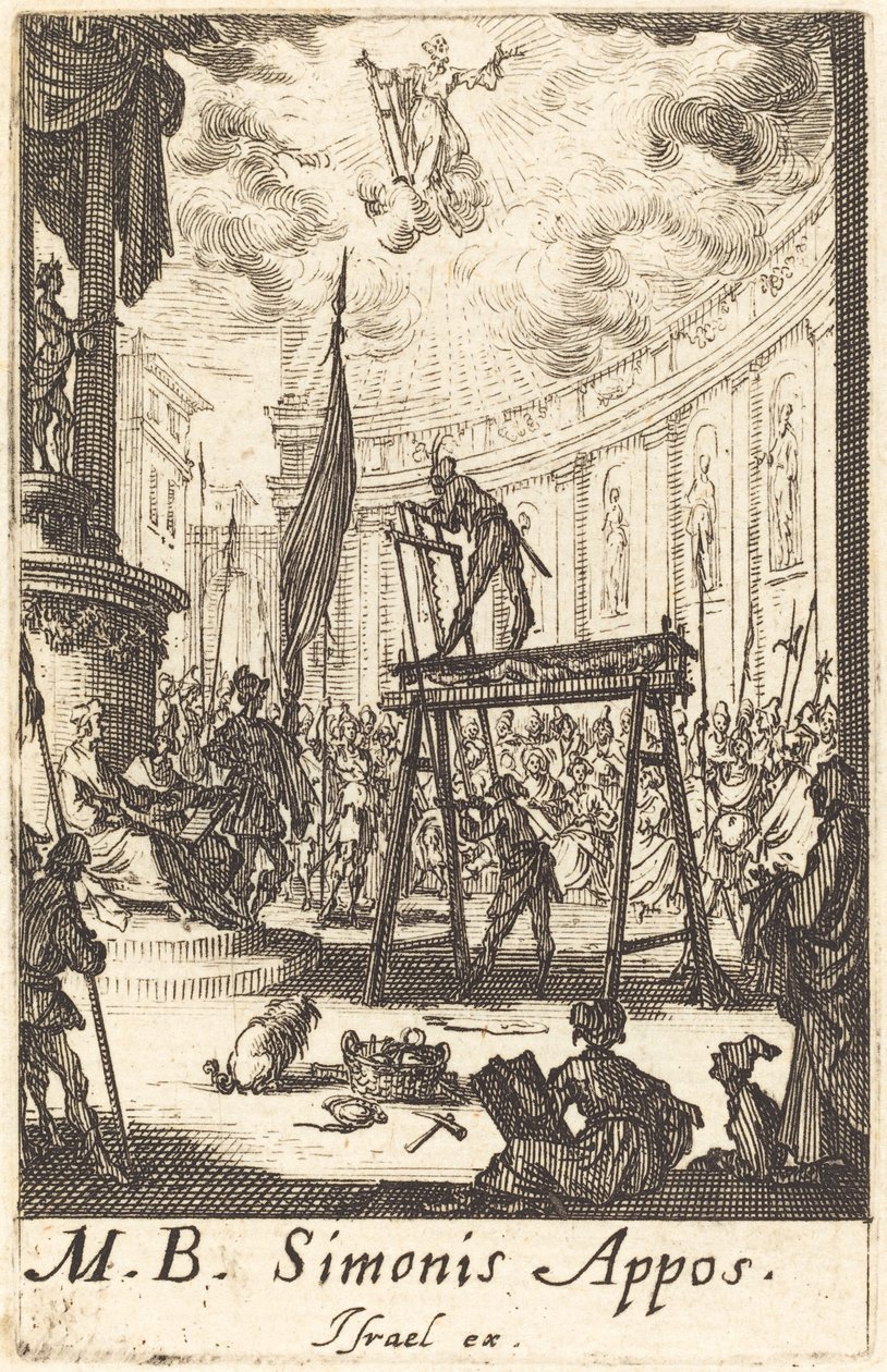 The Martyrdom of Saint Simon, ca. 16341635. av Jacques Callot