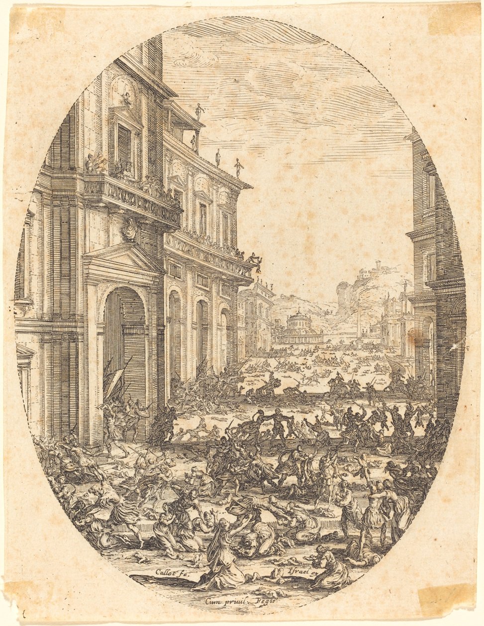 Massakren på de uskyldige av Jacques Callot