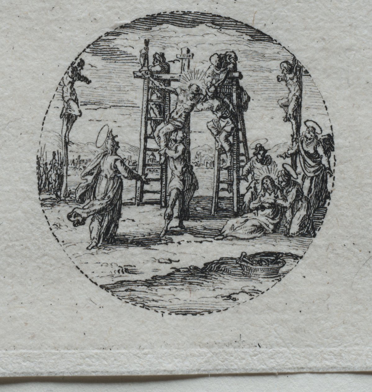 The Mysteries of the Passion: The Crucifixion av Jacques Callot
