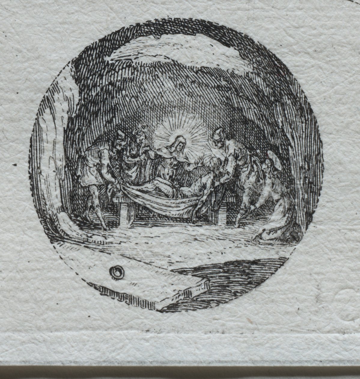 The Mysteries of the Passion: The Entombment av Jacques Callot