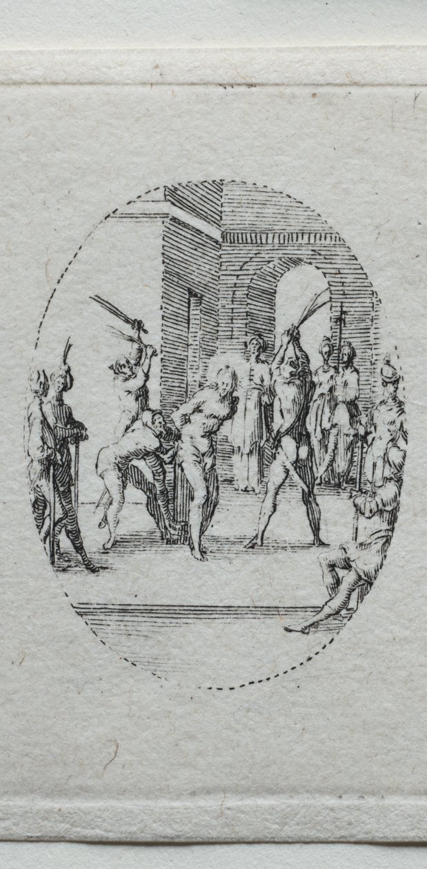 The Mysteries of the Passion: The Flagelation av Jacques Callot