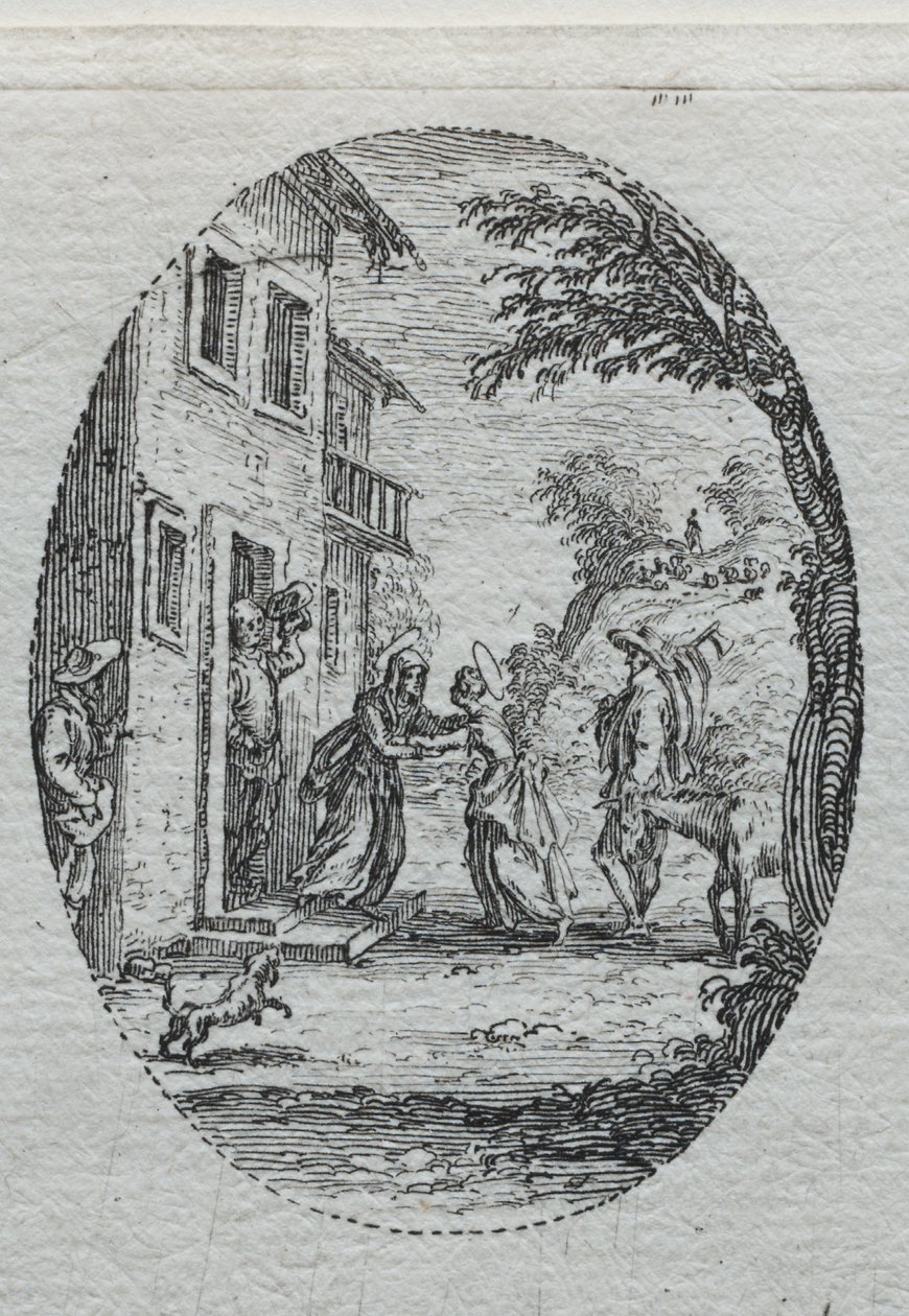 The Mysteries of the Passion: The Visitation av Jacques Callot