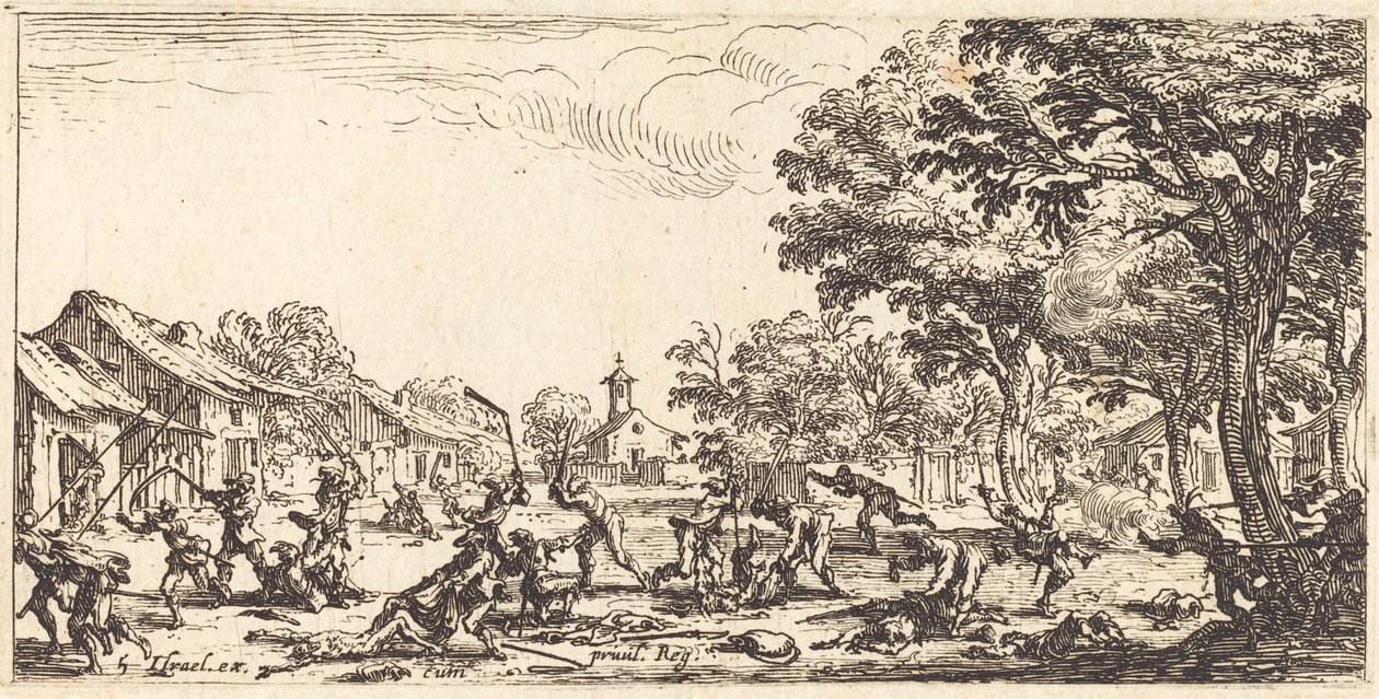 Bøndernes hevn av Jacques Callot