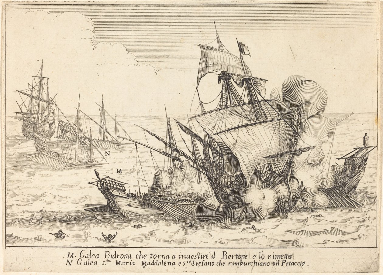 Prisen, 1617. av Jacques Callot