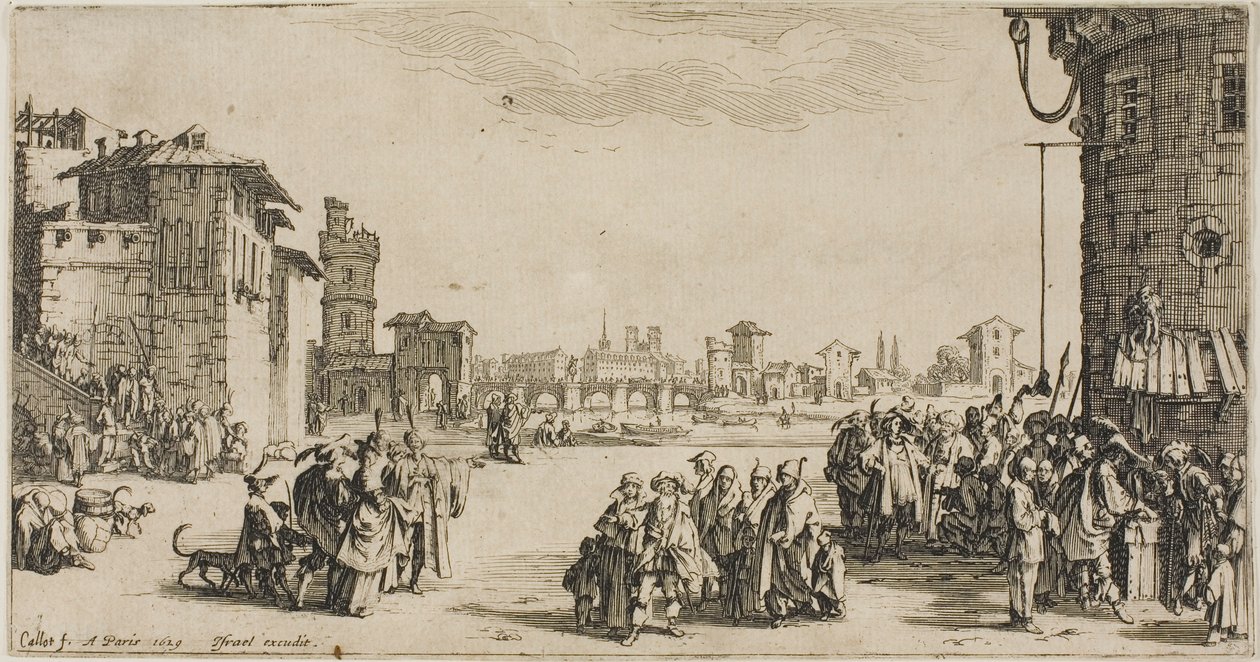 Slavemarkedet av Jacques Callot