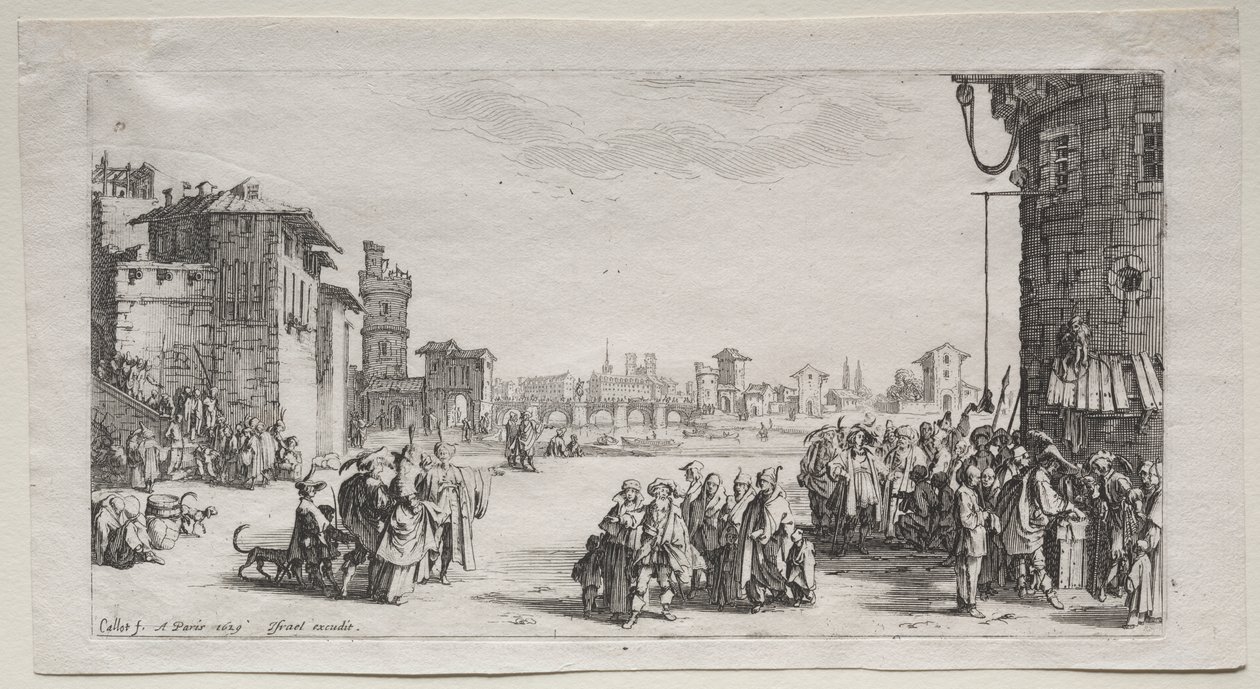 Slavemarkedet av Jacques Callot