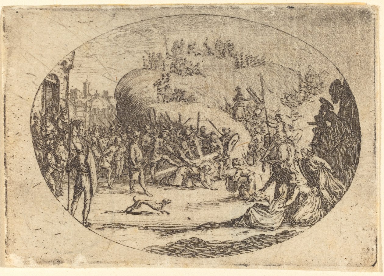 The Small Carrying of the Cross   1256452   no       norwegian Successfully Translated  Original: River Landscape with Mercury Abducting Psyche, ca. 1595. Translat: River Landscape with Mercury Abducting Psyche, ca. 1595. 1151577 no norwegian Successfully  av Jacques Callot