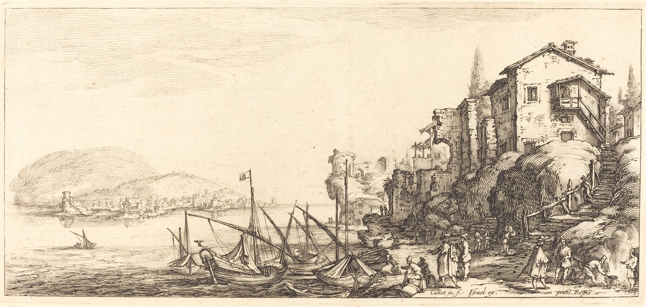 Den lille havnen av Jacques Callot