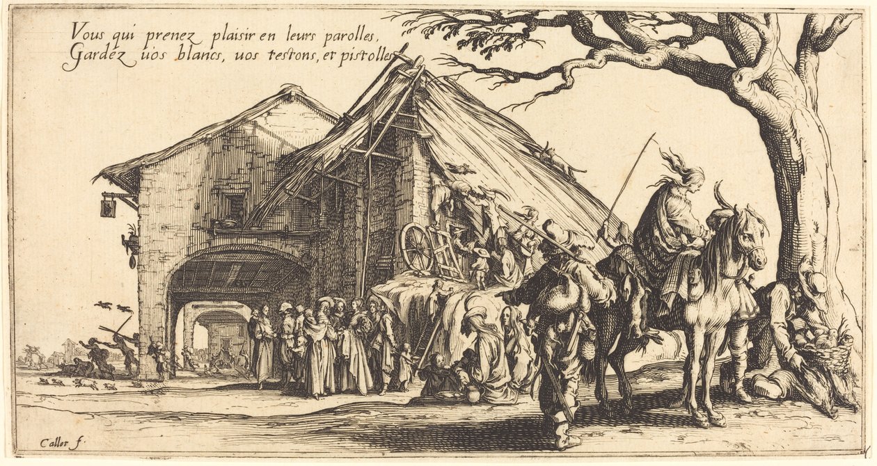 Stoppestedet av Jacques Callot