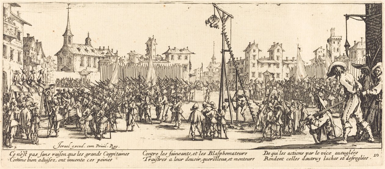 Strappadoen av Jacques Callot