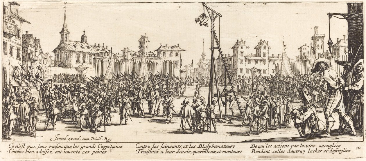 Strappadoen av Jacques Callot
