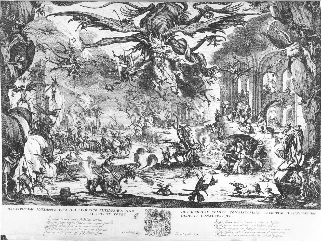 Fristelsen til St. Antonius av Jacques Callot