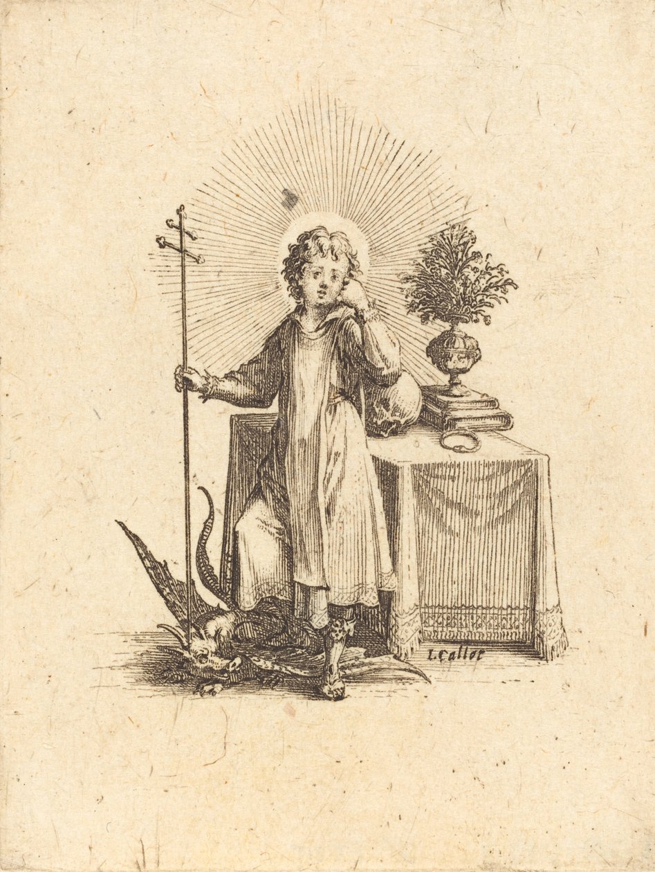 Den unge Jesus. av Jacques Callot