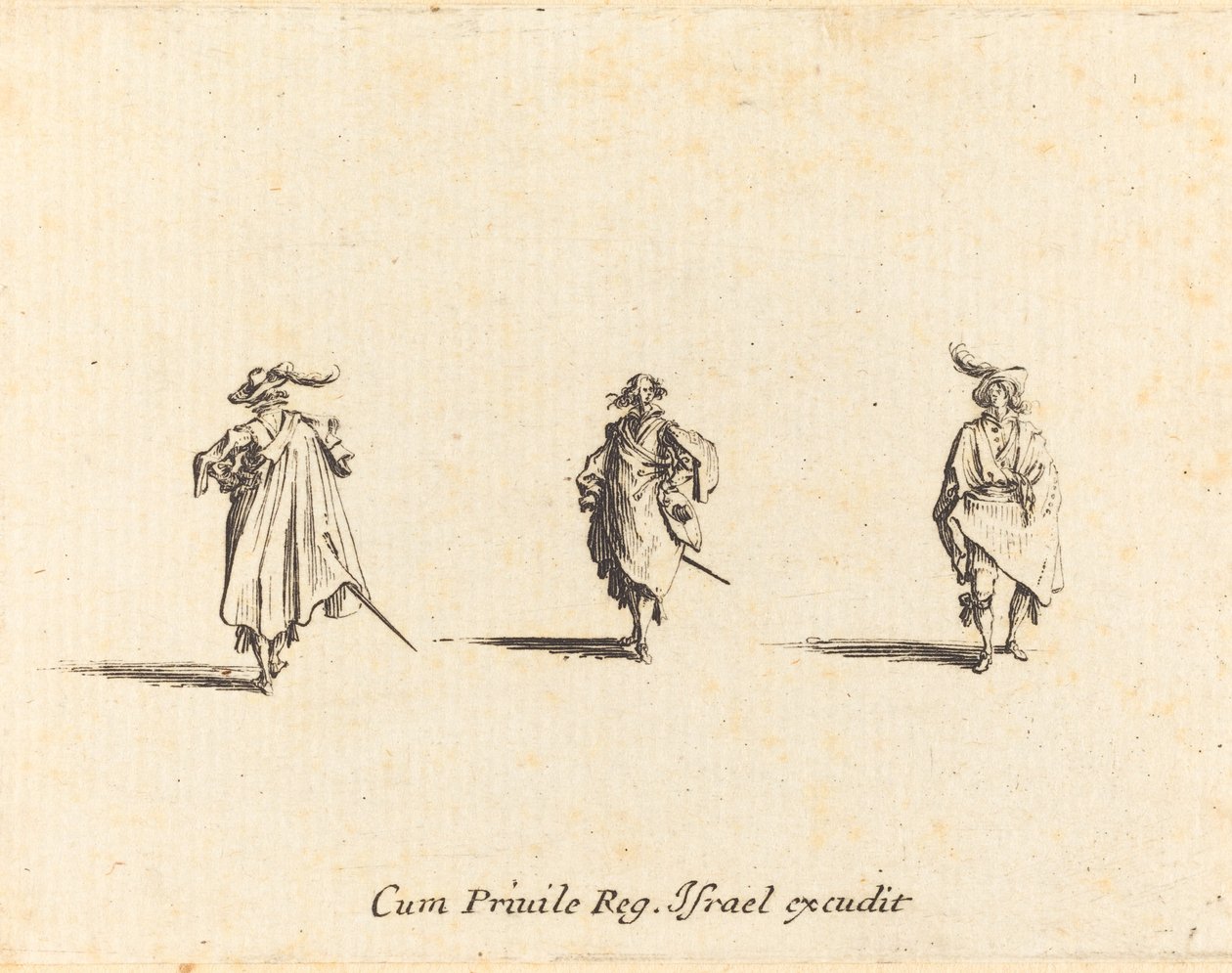 Tre herrer av Jacques Callot