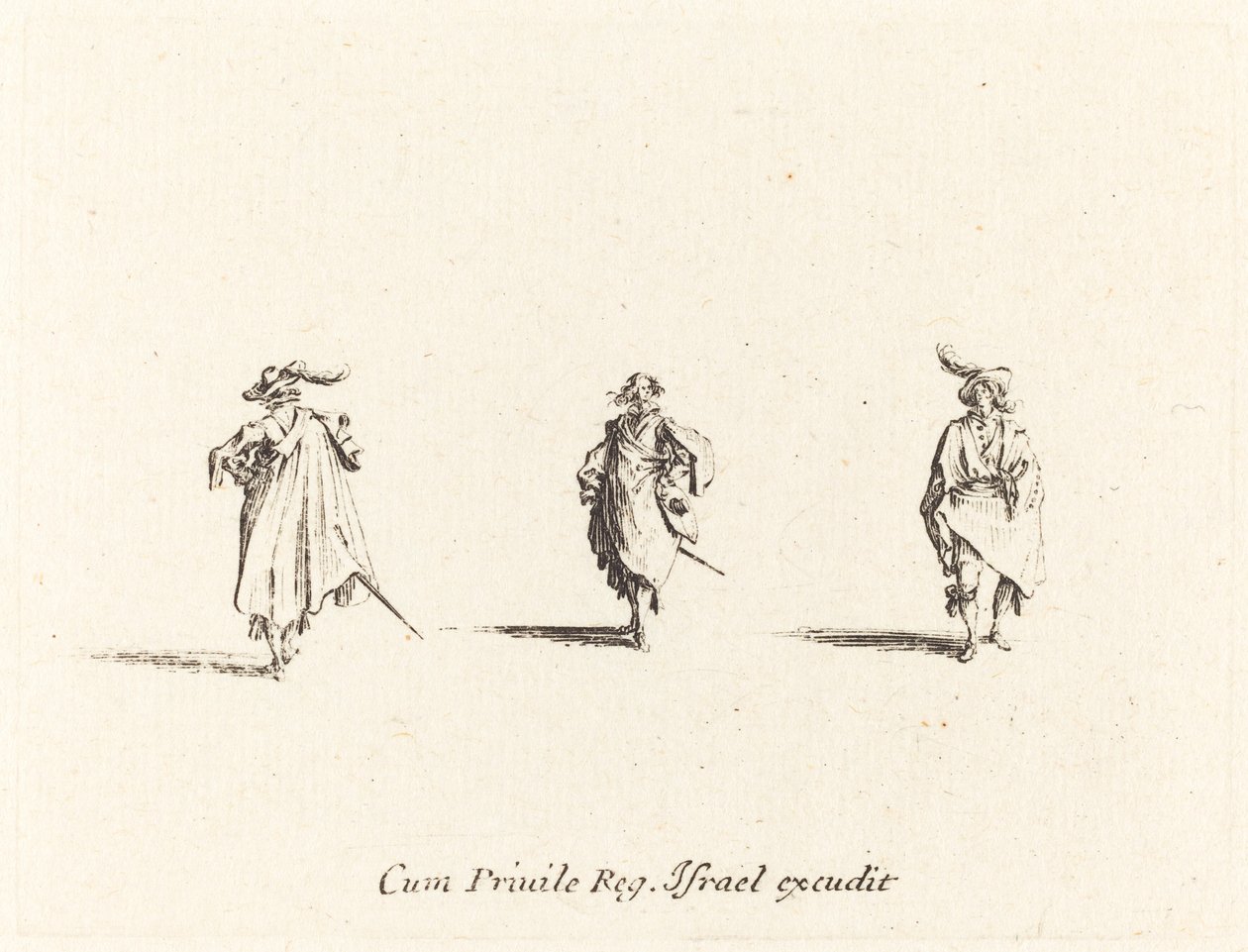 Tre herrer av Jacques Callot