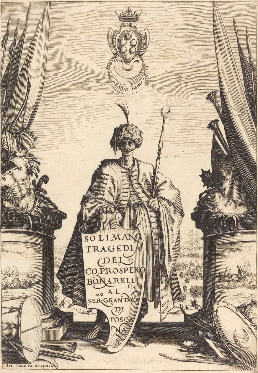 Tittelside for "The Suleiman" av Jacques Callot