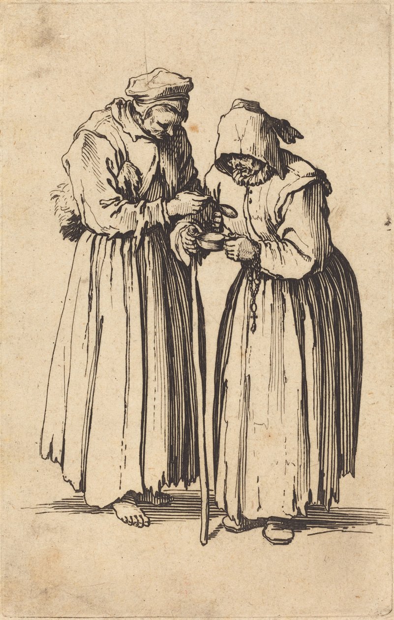 To tiggerkvinner av Jacques Callot