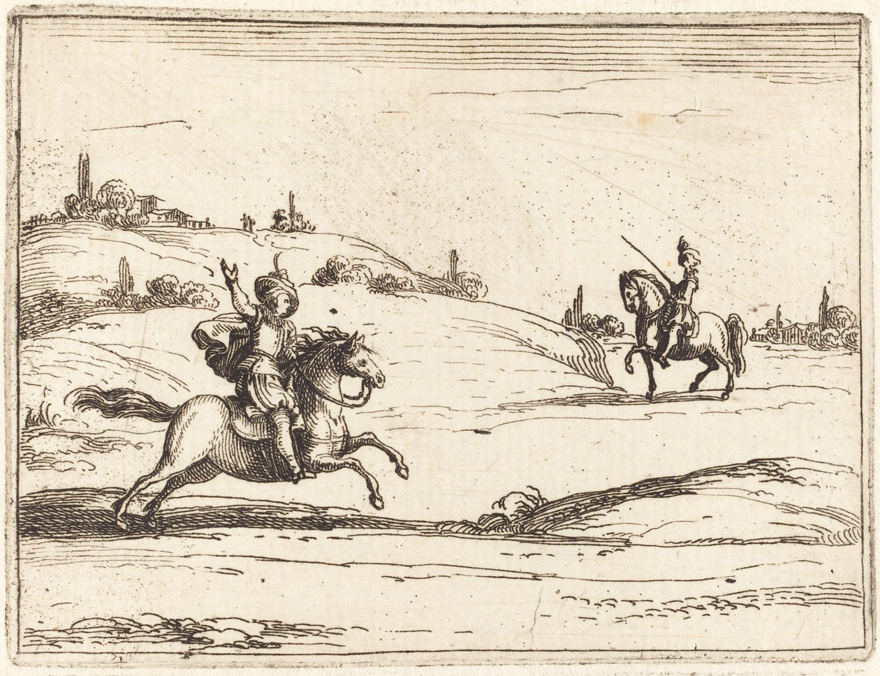 To riddere av Jacques Callot