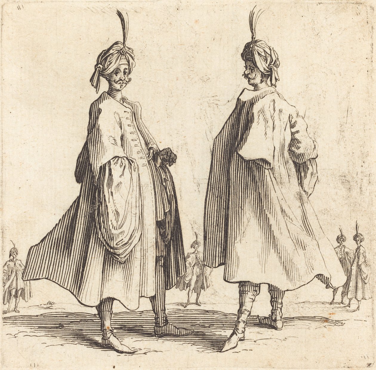 To tyrkere av Jacques Callot