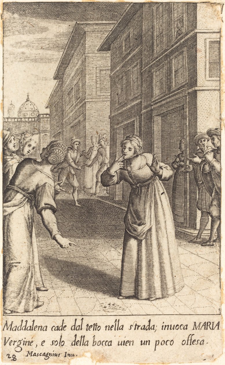 Magdalene av Jacques Callot after Donato Mascagni