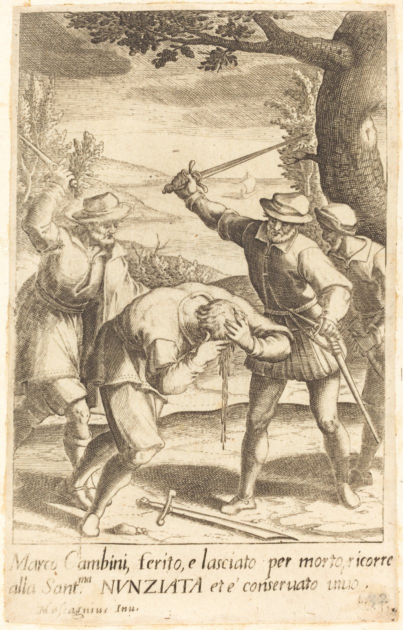 Marco Cambini av Jacques Callot after Donato Mascagni
