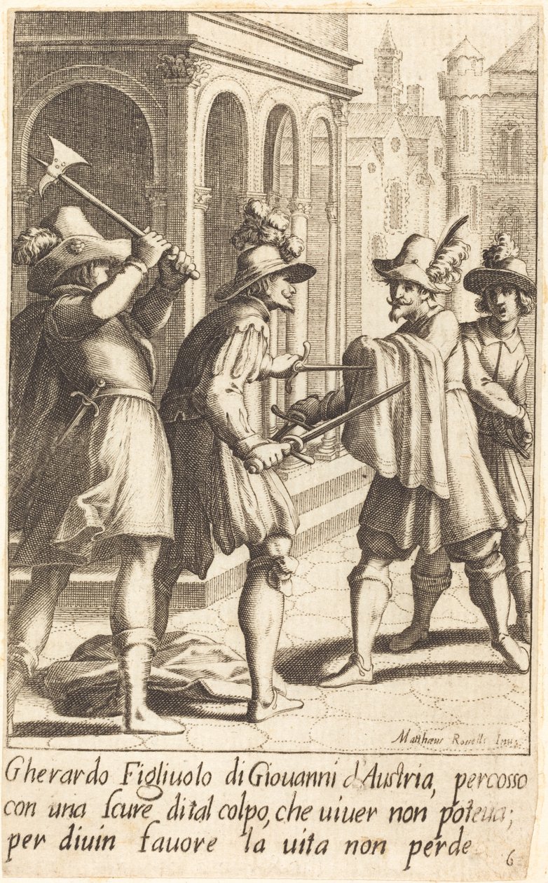Gherardo av Jacques Callot after Matteo Rosselli