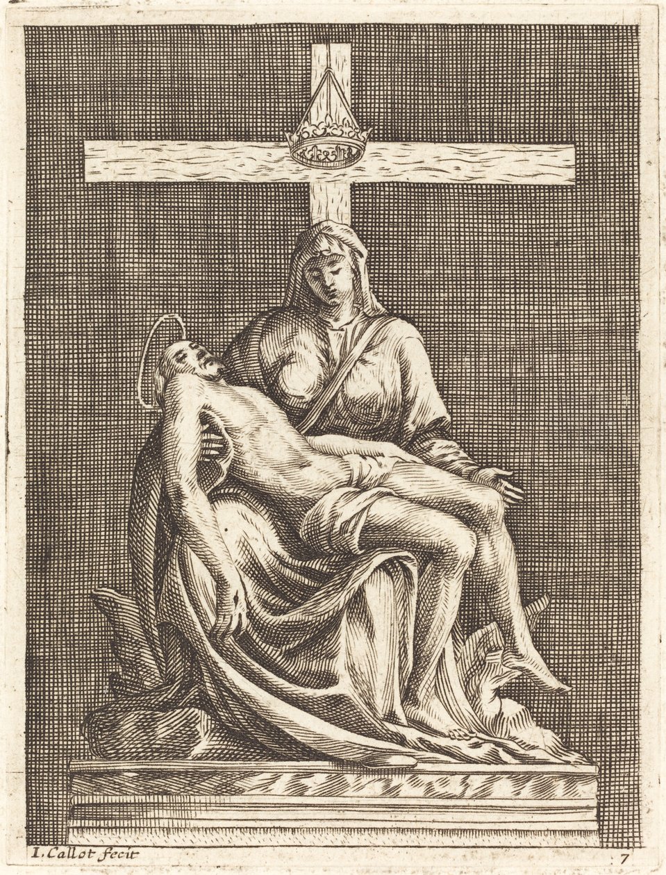 Medfølelse av Jacques Callot after Michelangelo