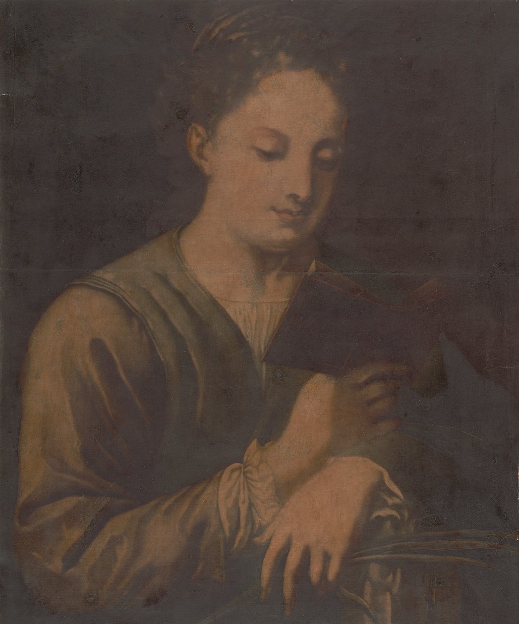 St. Catherine Reading av Jacques Christophe Le Blon