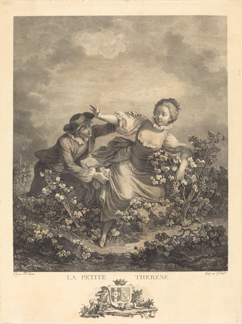 Lille Therese av Jacques Couché after Jacques Philippe Caresme
