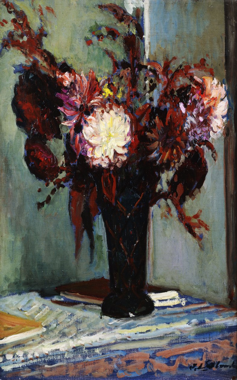 Krysantemum i en vase, av Jacques Emile Blanche