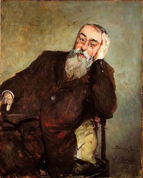 Francis Jammes (1868-1938) 1917 av Jacques Emile Blanche