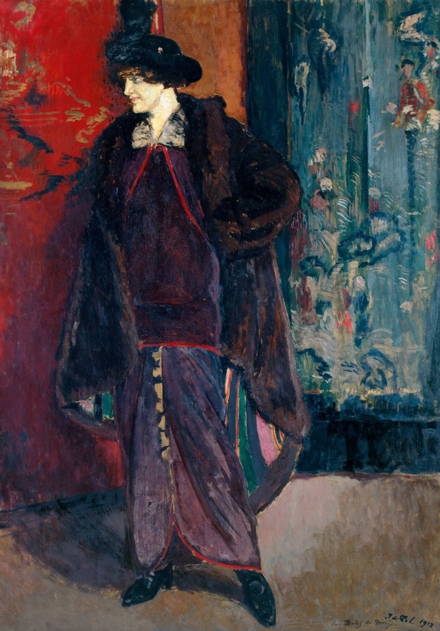 Portrett av Daisy Fellowes, 1912. av Jacques Emile Blanche