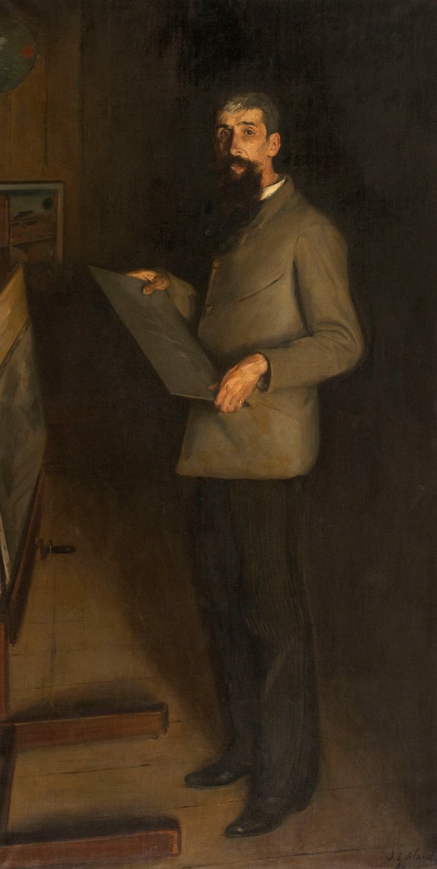 Portrett av Henri Guérard, 1889. av Jacques Emile Blanche