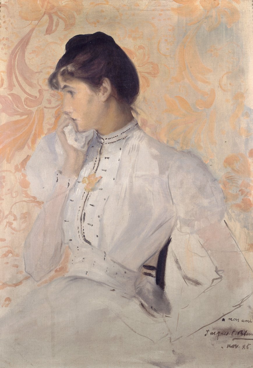 Portrett av Henriette Chabot, 1886. av Jacques Emile Blanche