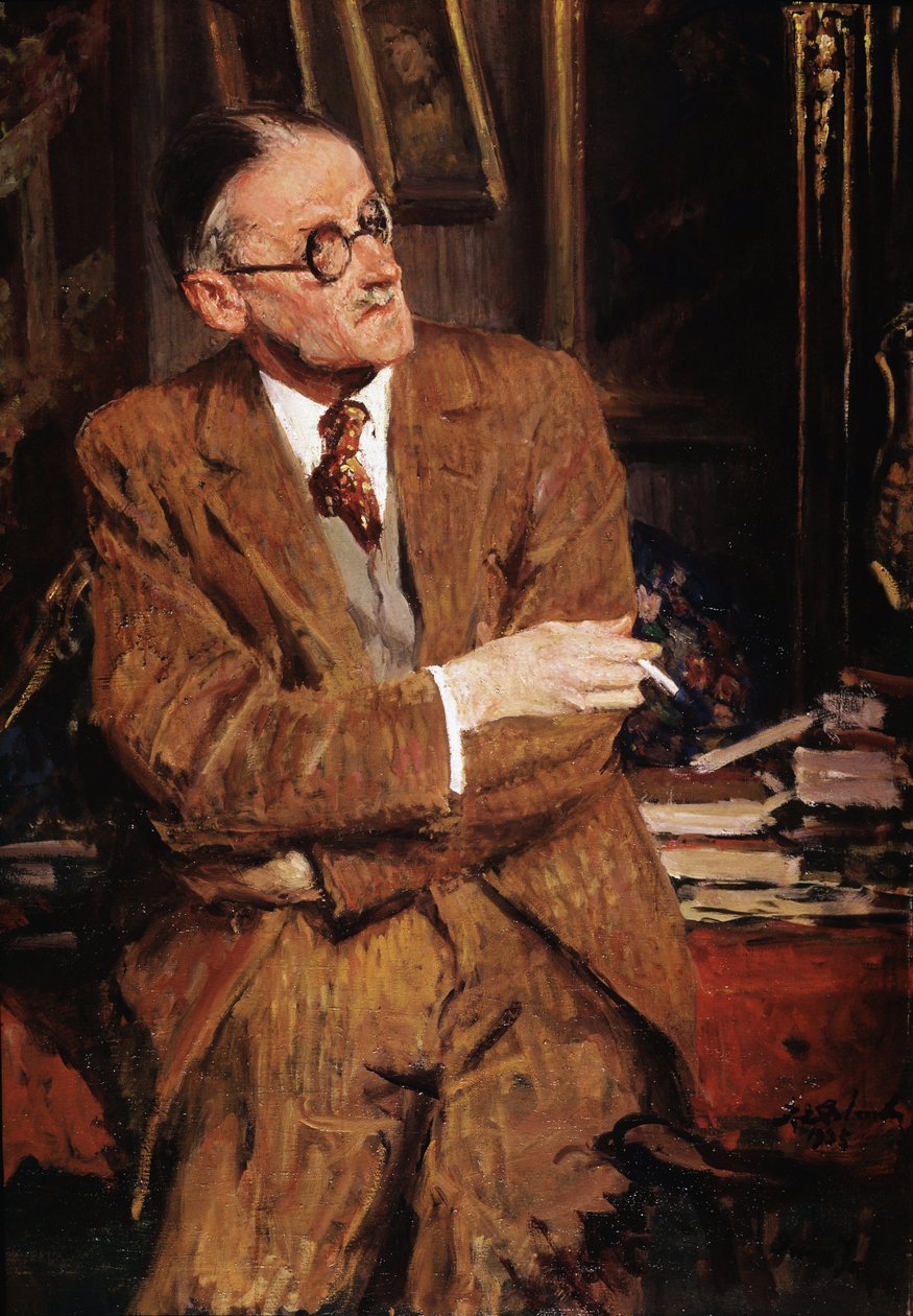Portrett av James Joyce av Jacques Emile Blanche