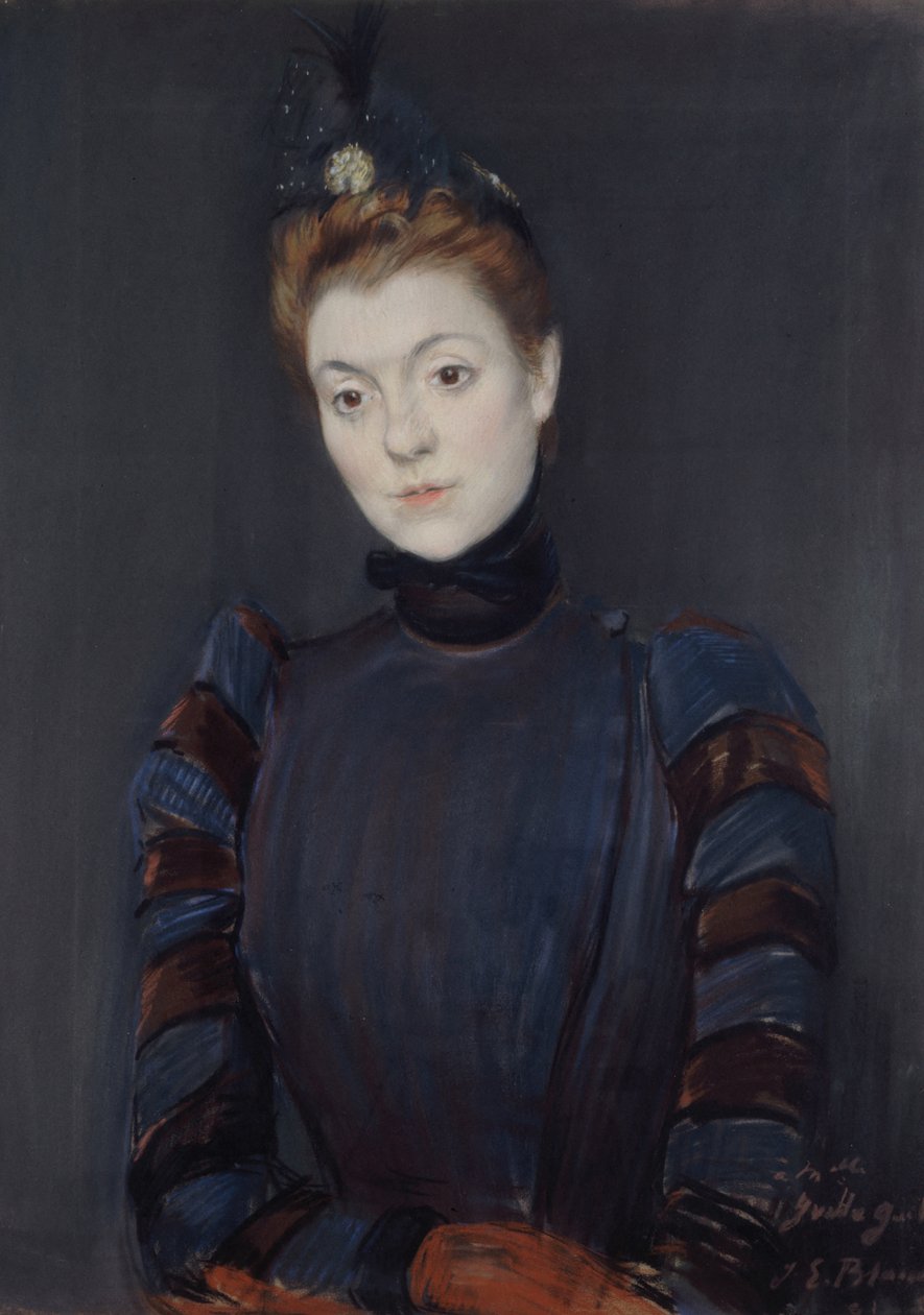 Yvette Guilbert, 1891. av Jacques Emile Blanche