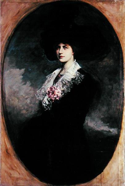 Portrett av en kvinne av Jacques Fernand Humbert
